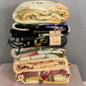 Tommy Bahama ☀️ Set of Five Jumbo Collectible Beach Towels NWT